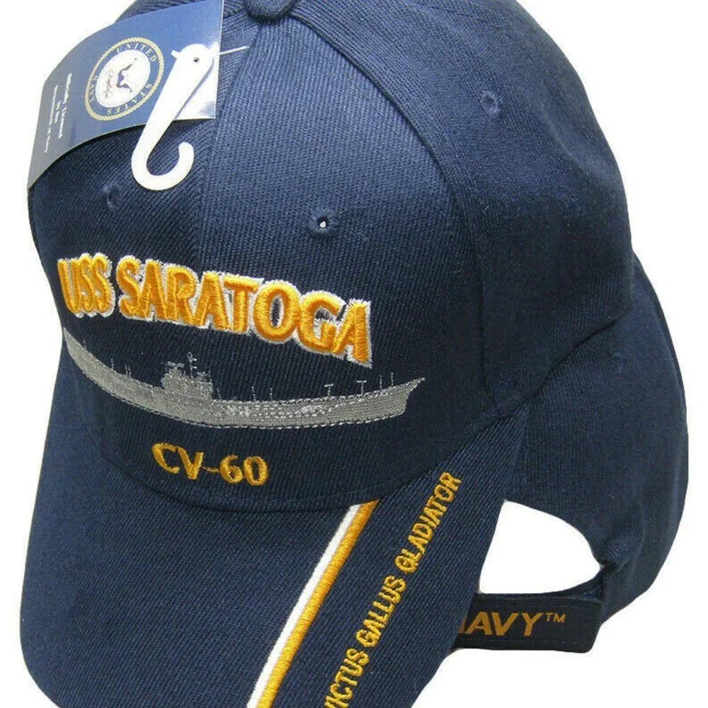 USS SARATOGA CV-60 US NAVY SHIP HAT OFFICIALLY LIC